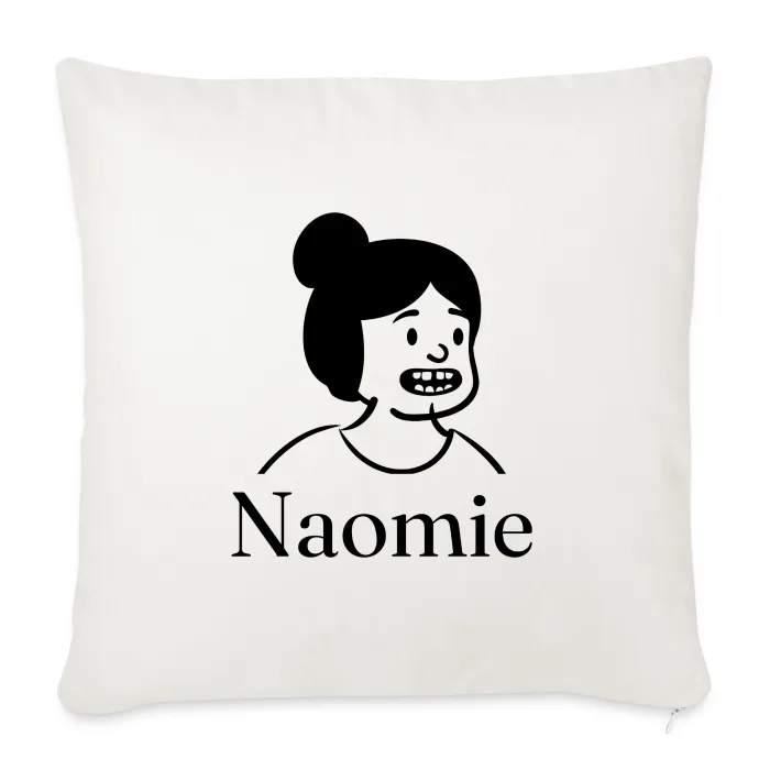 Coussin personnalisé au prénom Naomie