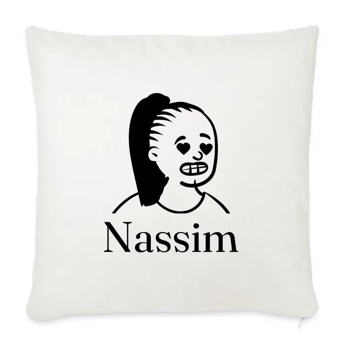 Coussin personnalisé au prénom Nassim