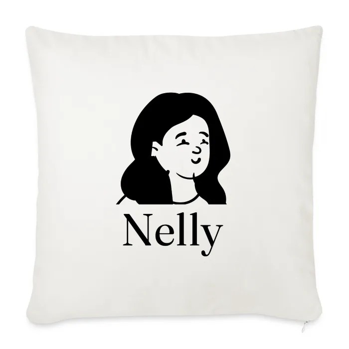 Coussin personnalisé au prénom Nelly