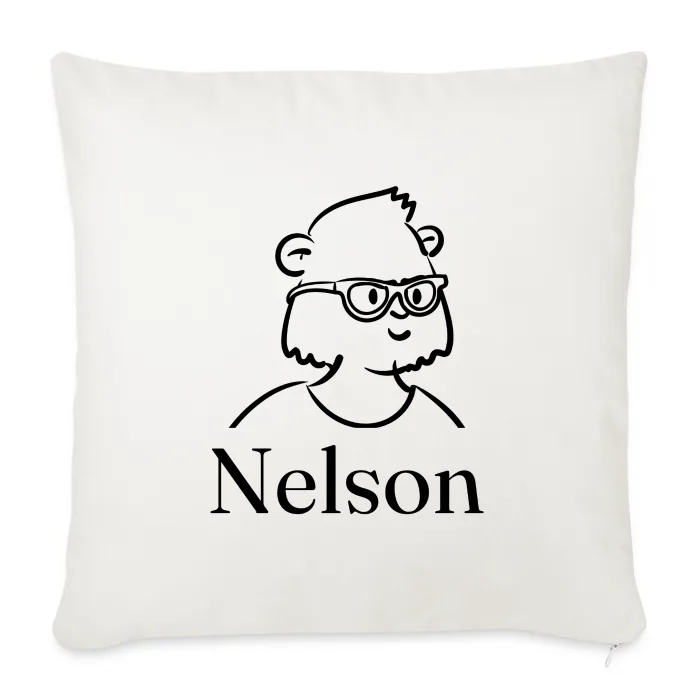 Coussin personnalisé au prénom Nelson