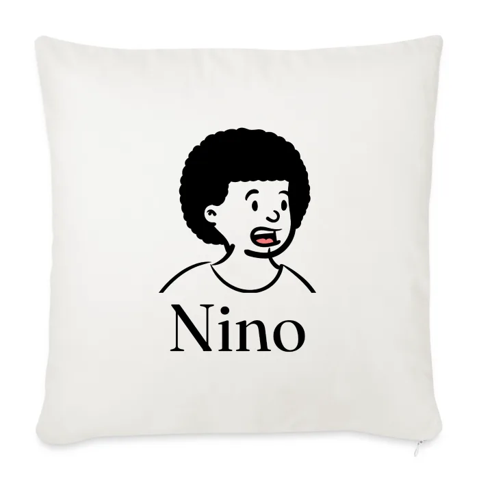 Coussin personnalisé au prénom Nino
