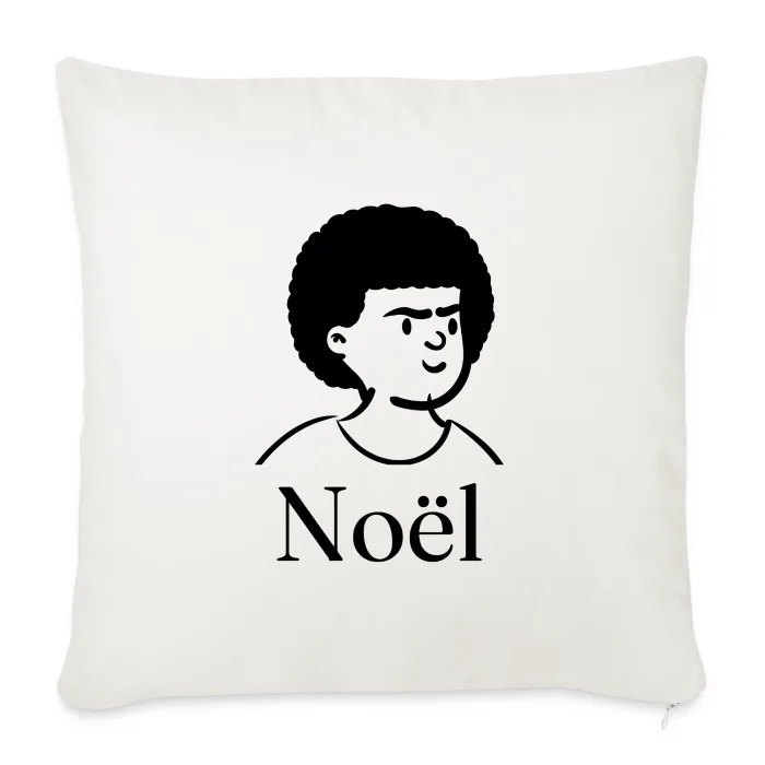 Coussin personnalisé au prénom Noël