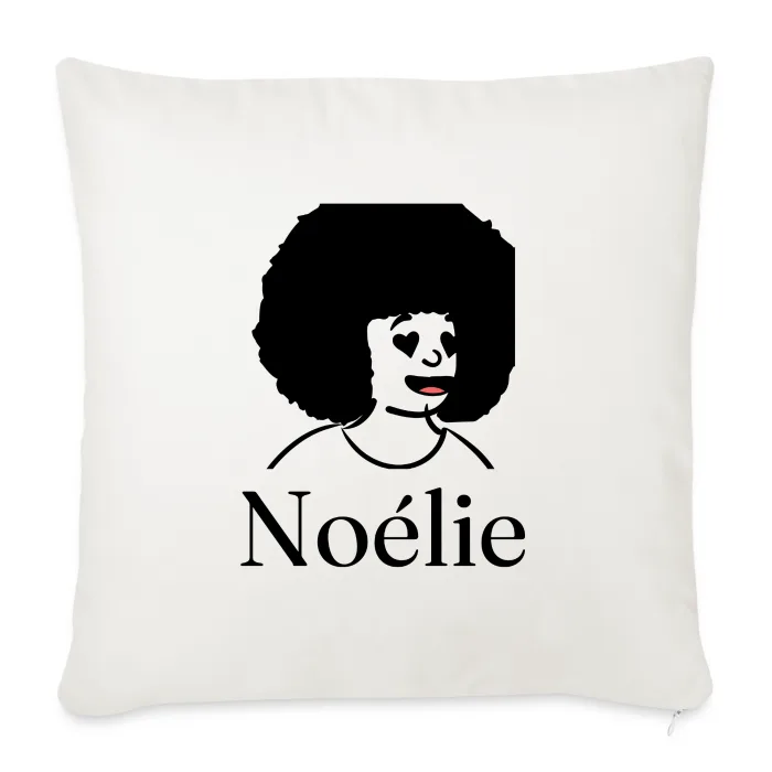 Coussin personnalisé au prénom Noélie