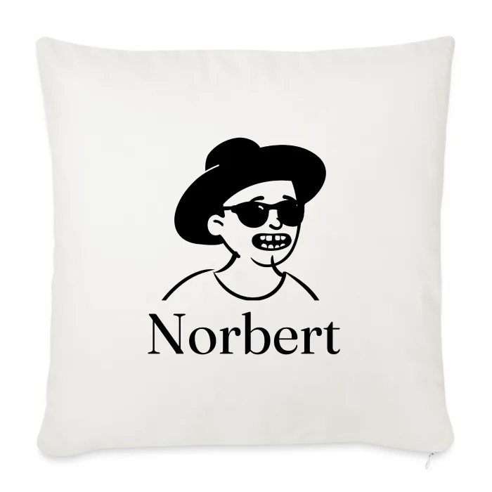Coussin personnalisé au prénom Norbert