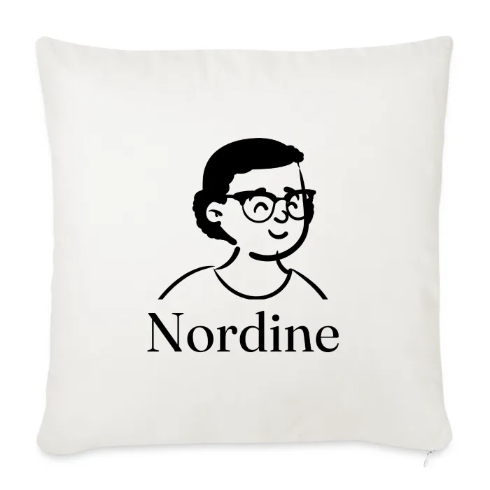 Coussin personnalisé au prénom Nordine