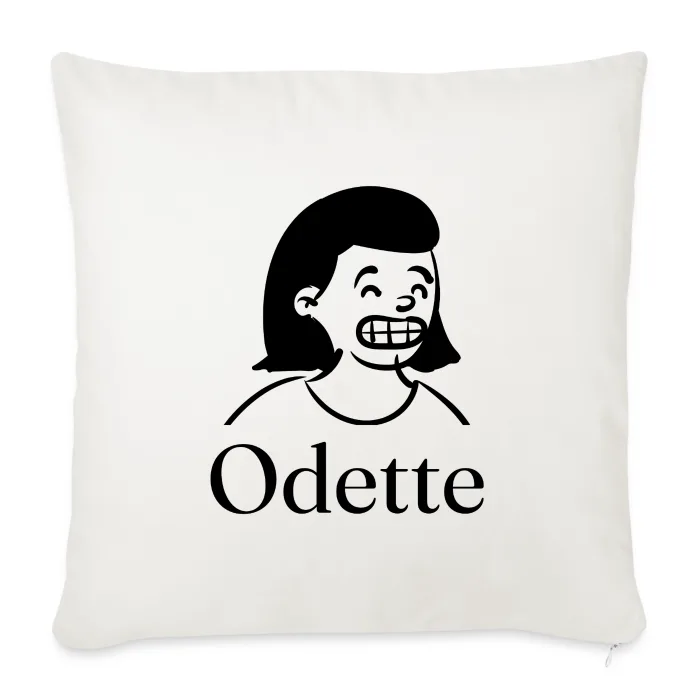 Coussin personnalisé au prénom Odette