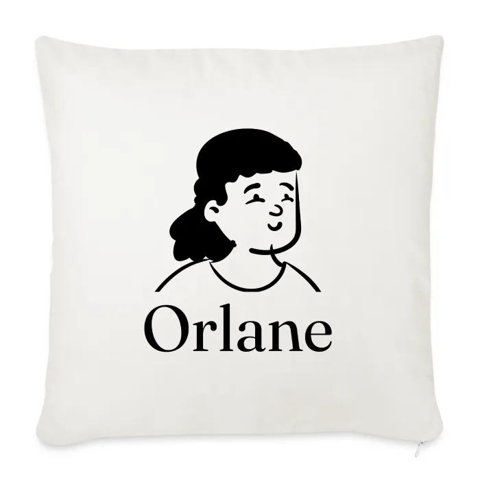 Coussin personnalisé au prénom Orlane