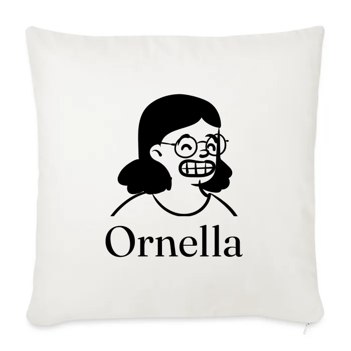 Coussin personnalisé au prénom Ornella