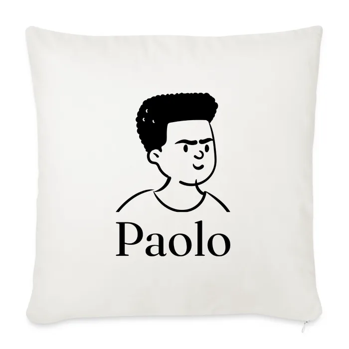 Coussin personnalisé au prénom Paolo
