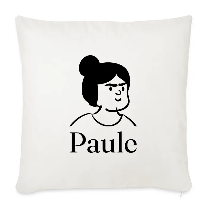 Coussin personnalisé au prénom Paule
