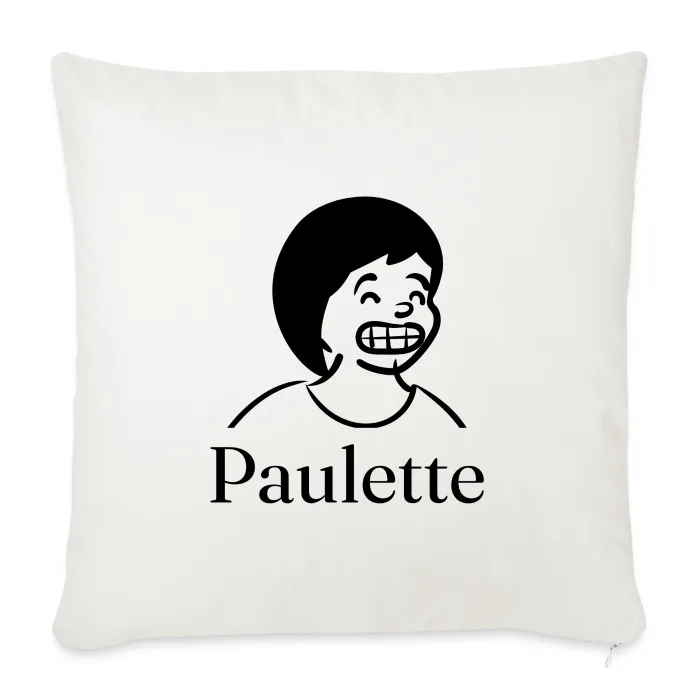 Coussin personnalisé au prénom Paulette