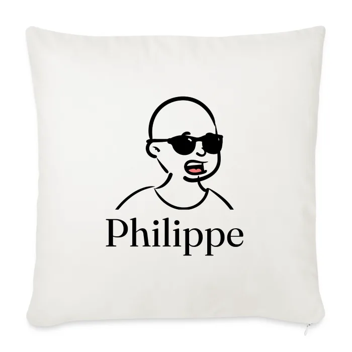 Coussin personnalisé au prénom Philippe