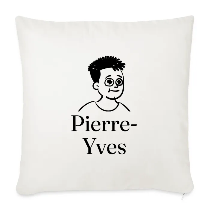Coussin personnalisé au prénom Pierre-Yves