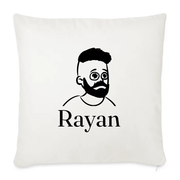 Coussin personnalisé au prénom Rayan
