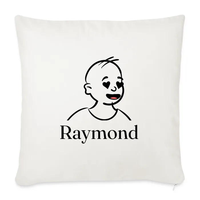 Coussin personnalisé au prénom Raymond