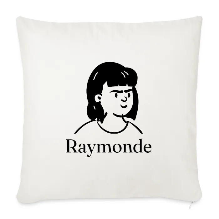 Coussin personnalisé au prénom Raymonde