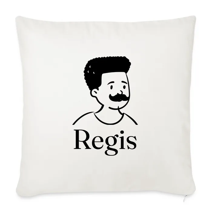 Coussin personnalisé au prénom Regis
