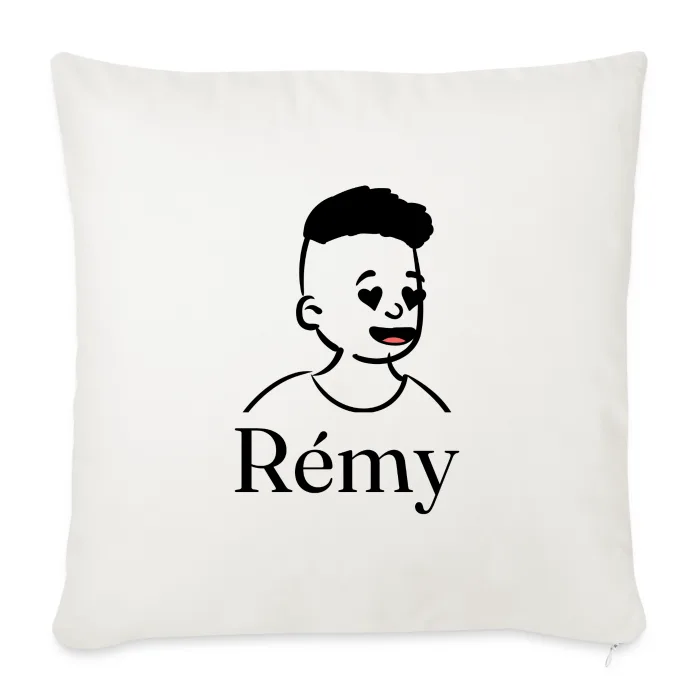 Coussin personnalisé au prénom Rémy