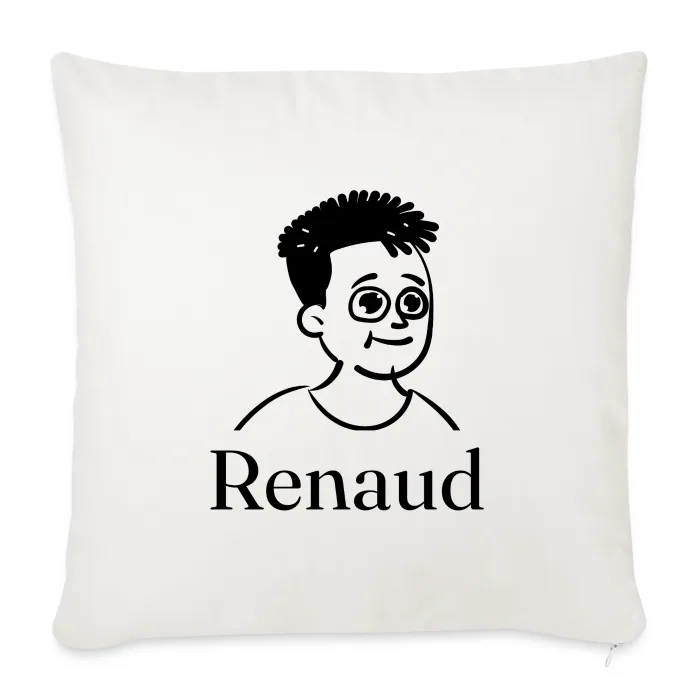 Coussin personnalisé au prénom Renaud
