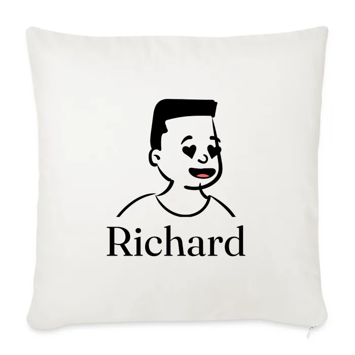 Coussin personnalisé au prénom Richard