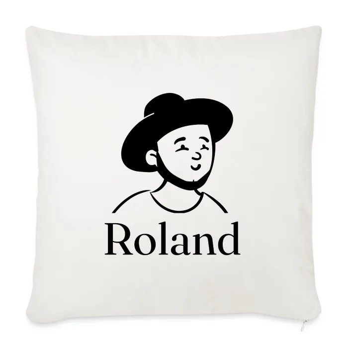 Coussin personnalisé au prénom Roland