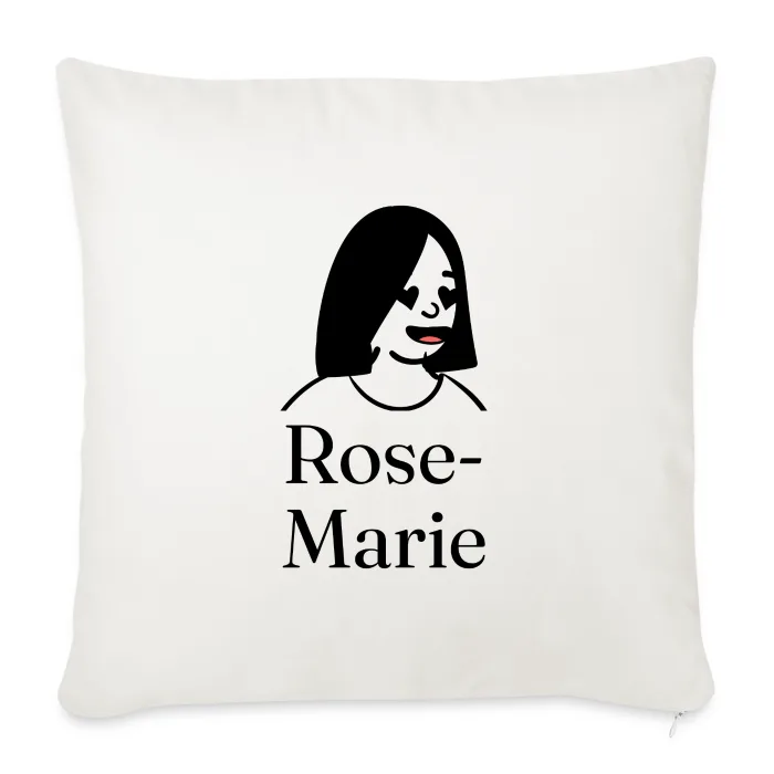 Coussin personnalisé au prénom Rose-Marie