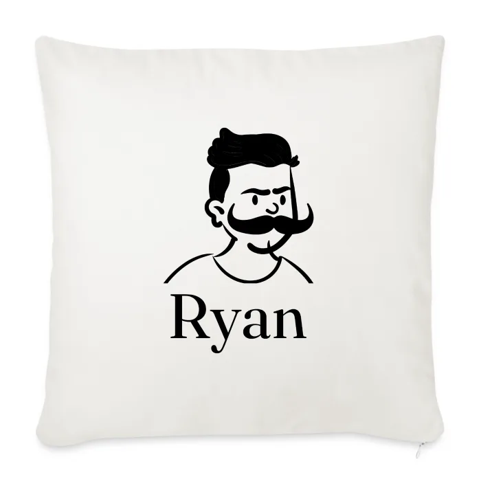 Coussin personnalisé au prénom Ryan