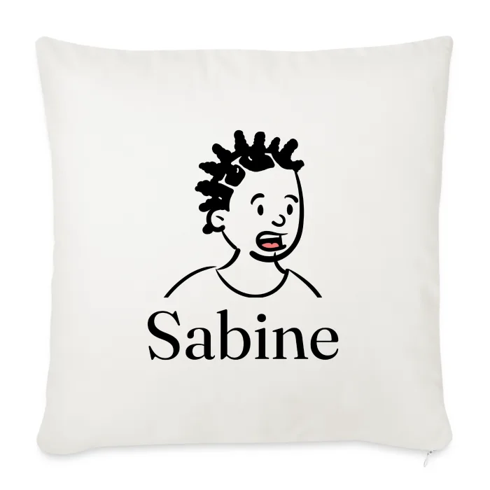 Coussin personnalisé au prénom Sabine