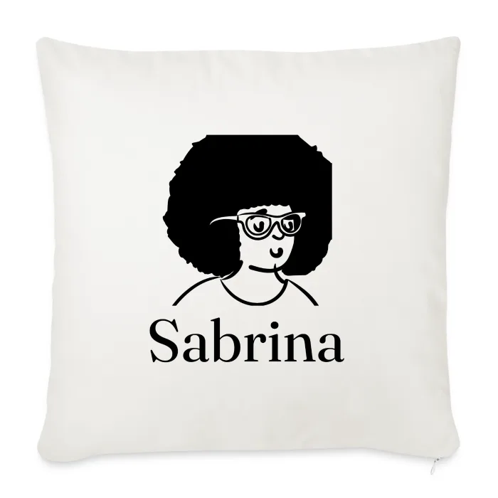 Coussin personnalisé au prénom Sabrina