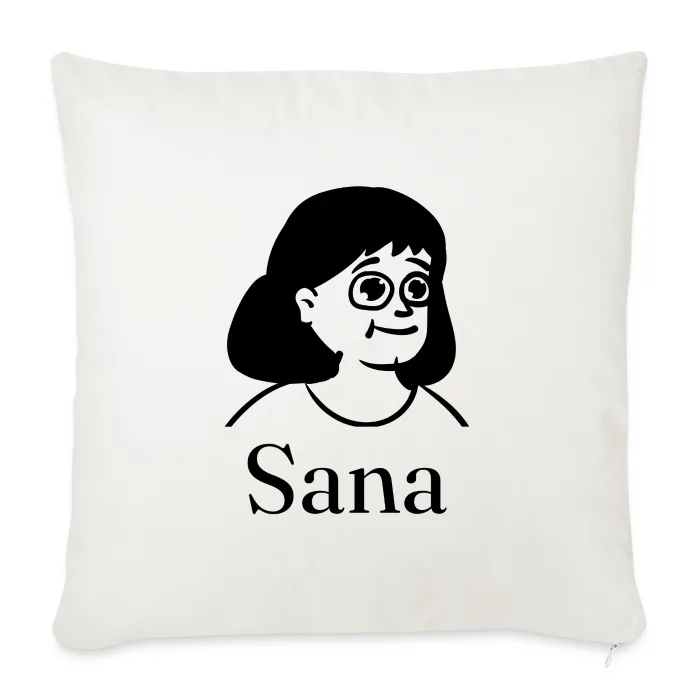 Coussin personnalisé au prénom Sana