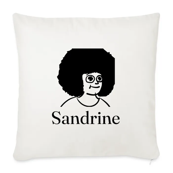 Coussin personnalisé au prénom Sandrine