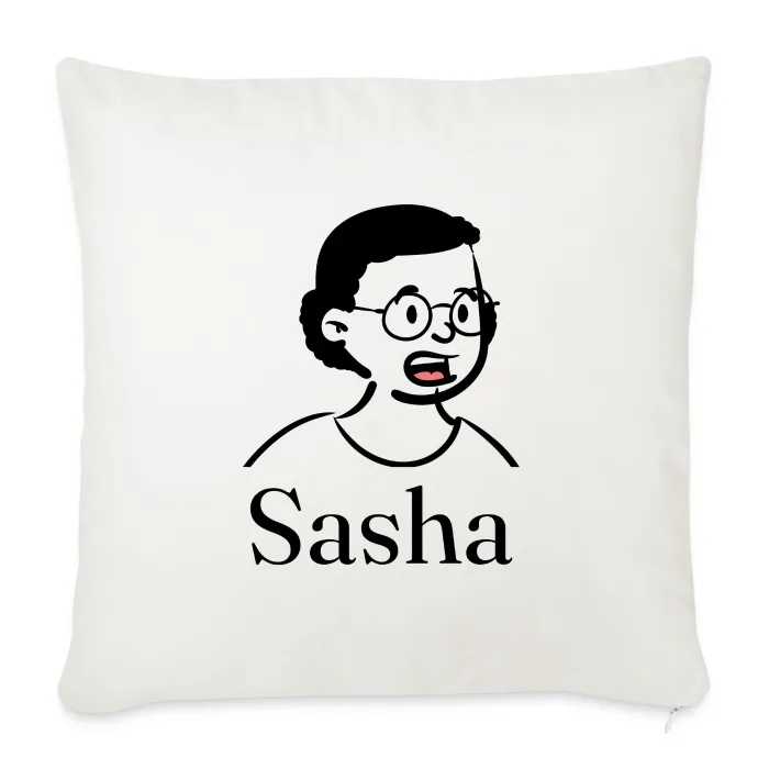 Coussin personnalisé au prénom Sasha