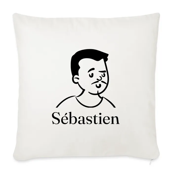 Coussin personnalisé au prénom Sébastien