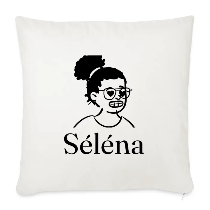Coussin personnalisé au prénom Séléna