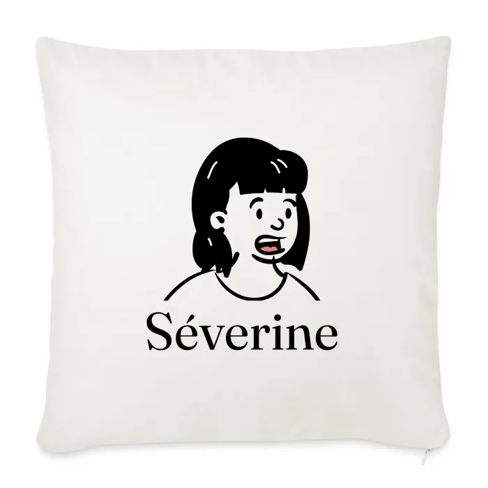 Coussin personnalisé au prénom Séverine