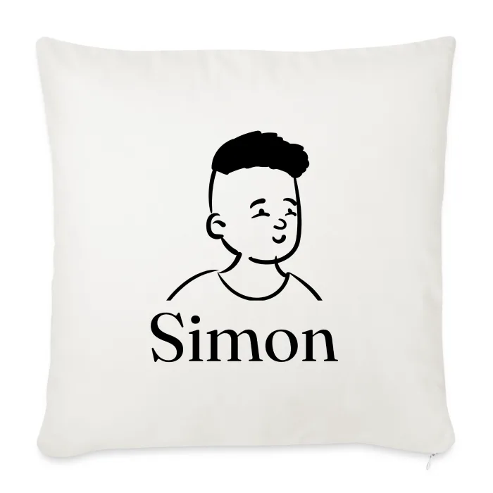 Coussin personnalisé au prénom Simon