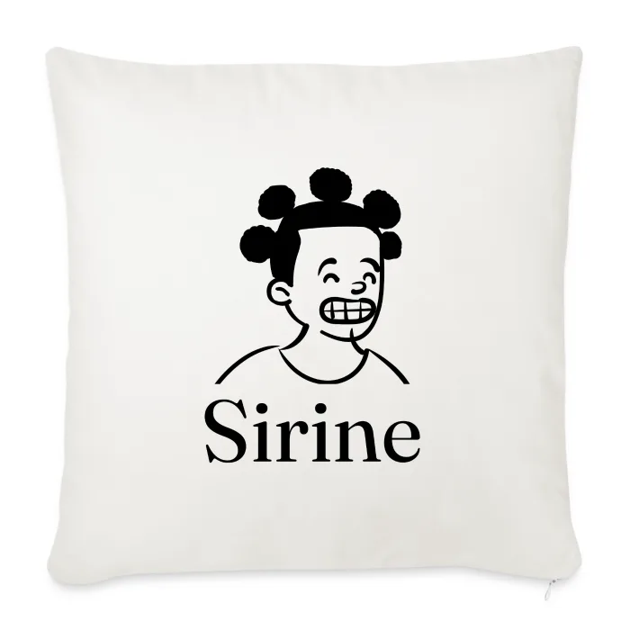 Coussin personnalisé au prénom Sirine