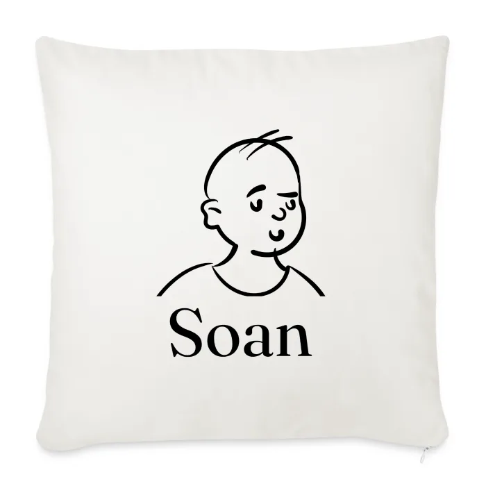 Coussin personnalisé au prénom Soan