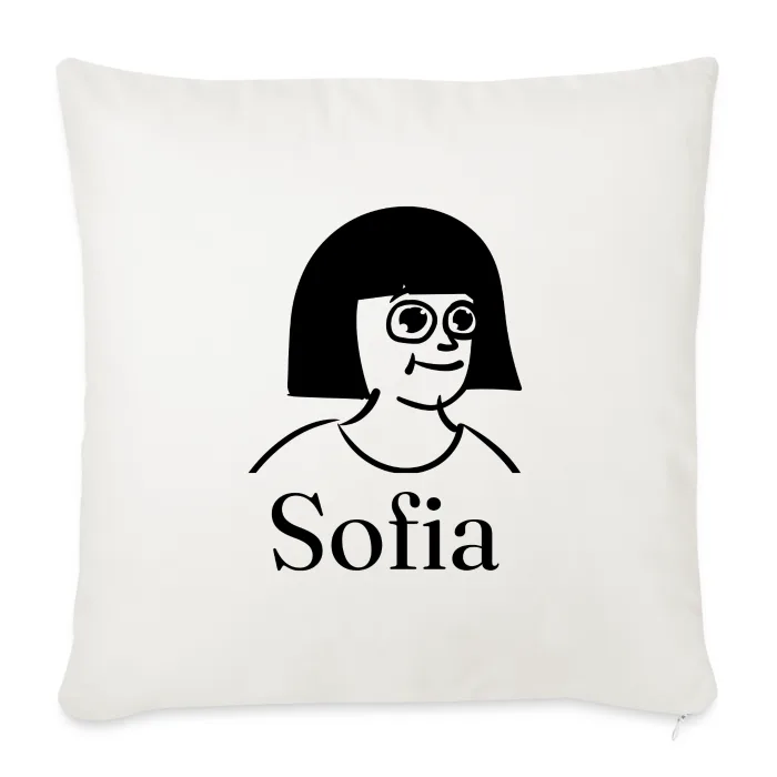 Coussin personnalisé au prénom Sofia