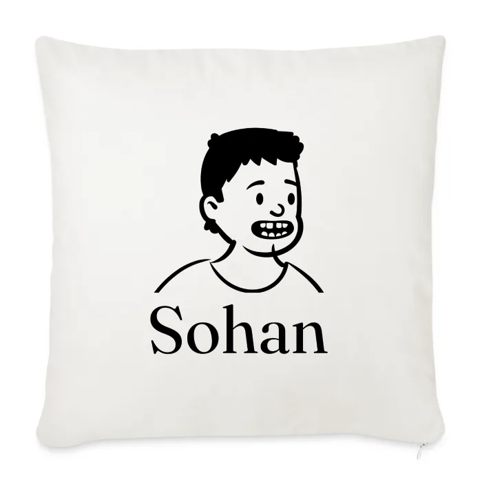 Coussin personnalisé au prénom Sohan