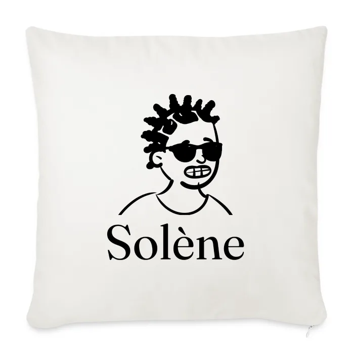 Coussin personnalisé au prénom Solène