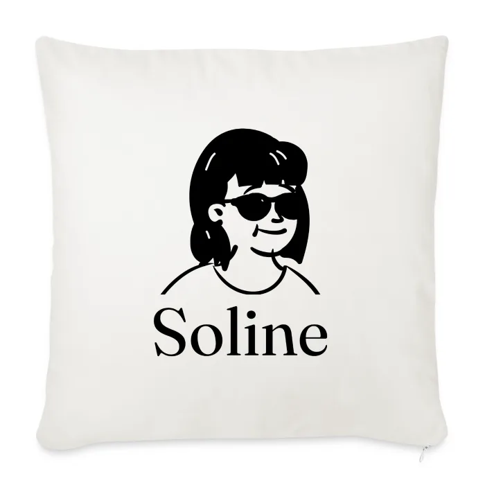 Coussin personnalisé au prénom Soline