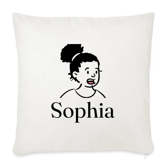 Coussin personnalisé au prénom Sophia