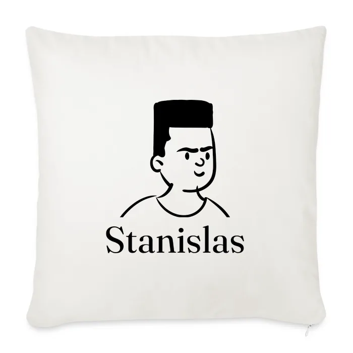 Coussin personnalisé au prénom Stanislas