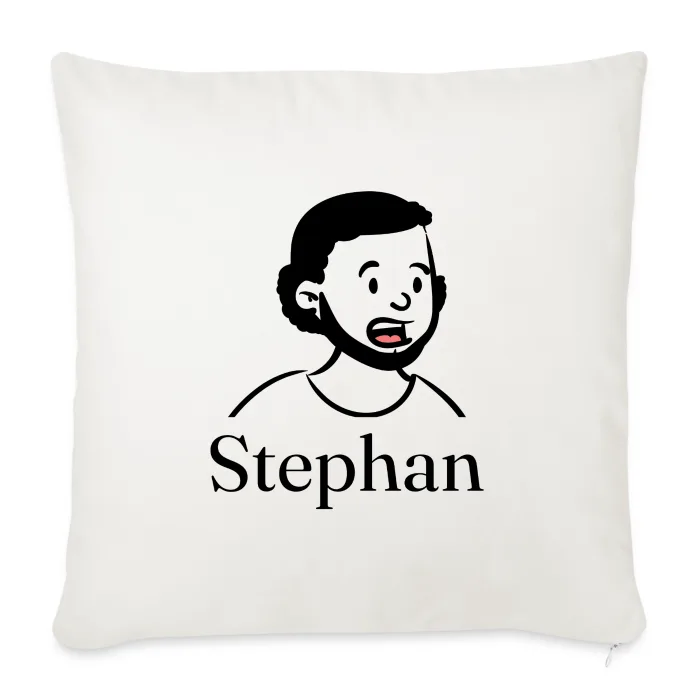 Coussin personnalisé au prénom Stephan
