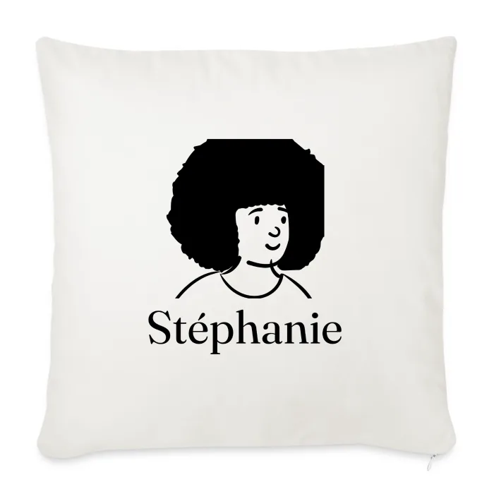 Coussin personnalisé au prénom Stéphanie