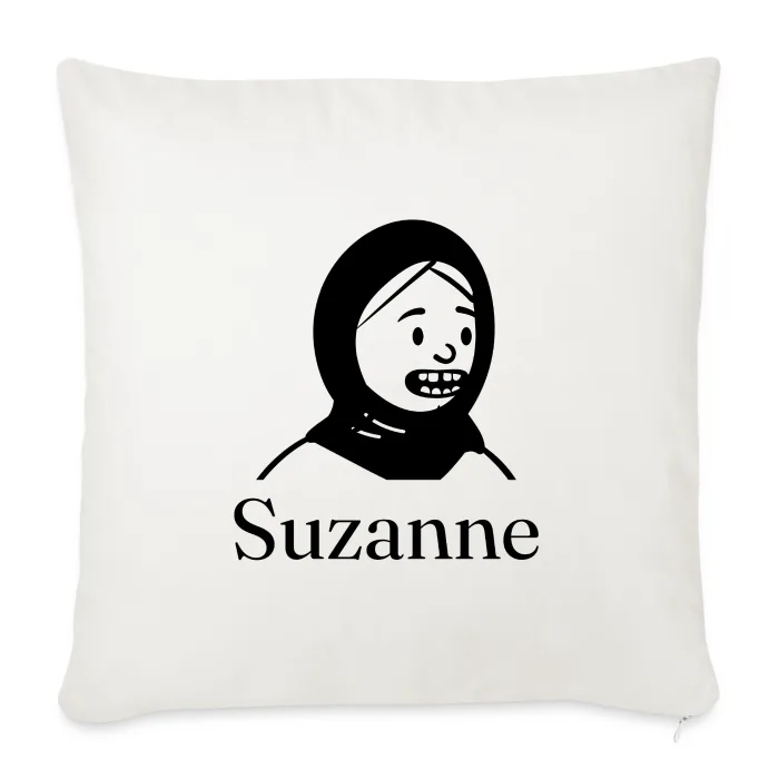 Coussin personnalisé au prénom Suzanne