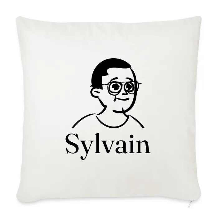 Coussin personnalisé au prénom Sylvain