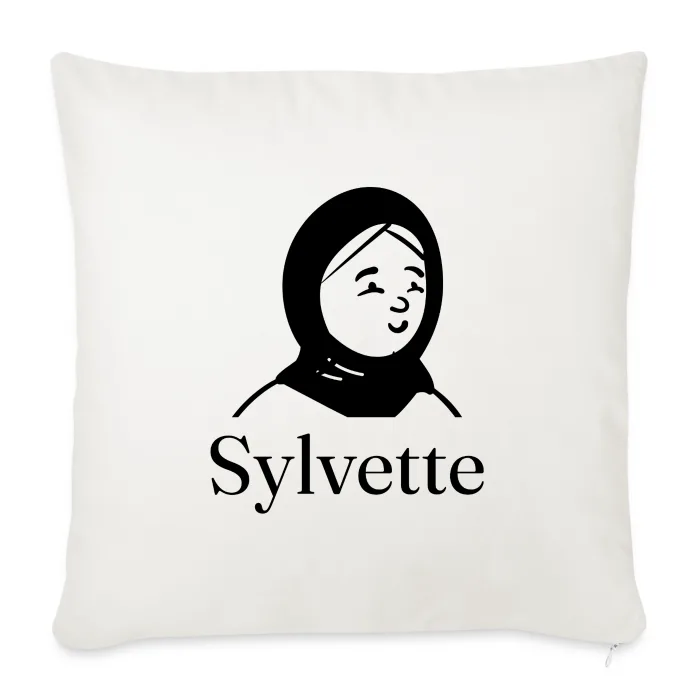 Coussin personnalisé au prénom Sylvette