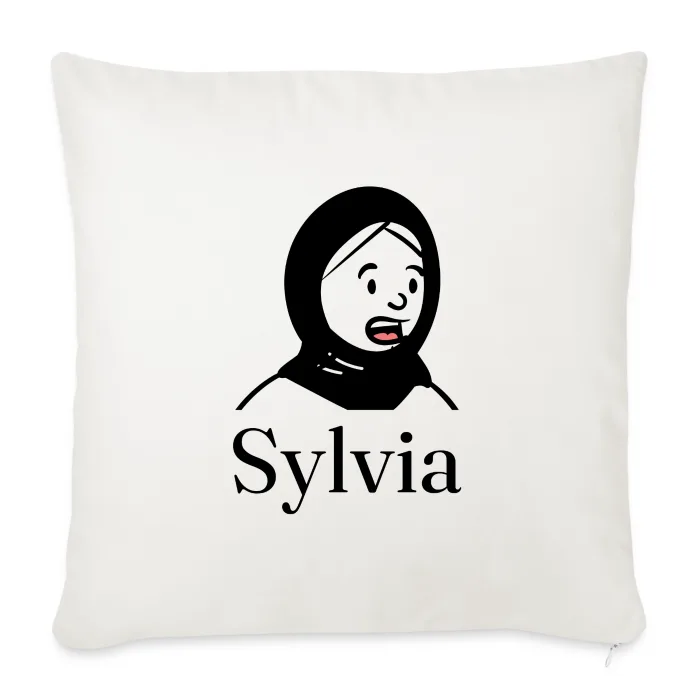 Coussin personnalisé au prénom Sylvia